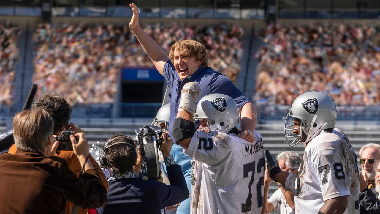Madden: Nicolas Cage & Christian Bale in 2026 NFL Drama still 6