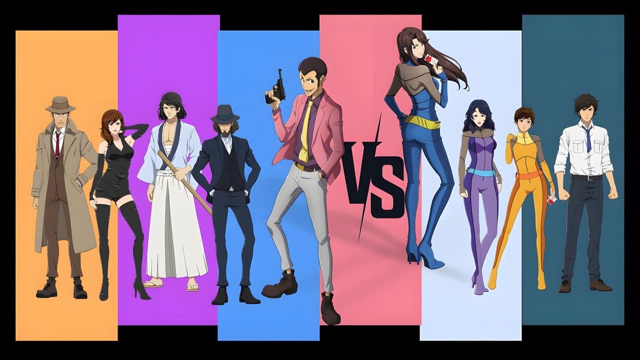 LUPIN THE 3rd vs. CAT'S EYE still 4